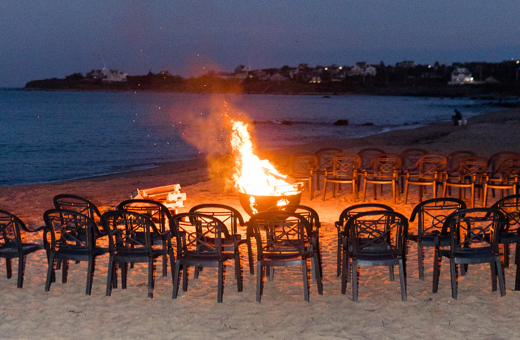 Private Sunset Beach Fire